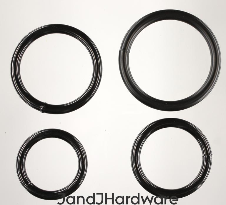 An image of a selection of O-rings for leather craft