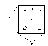 Illustrative diagram of the size of the smaller of the two shiny nickel plated staple plates